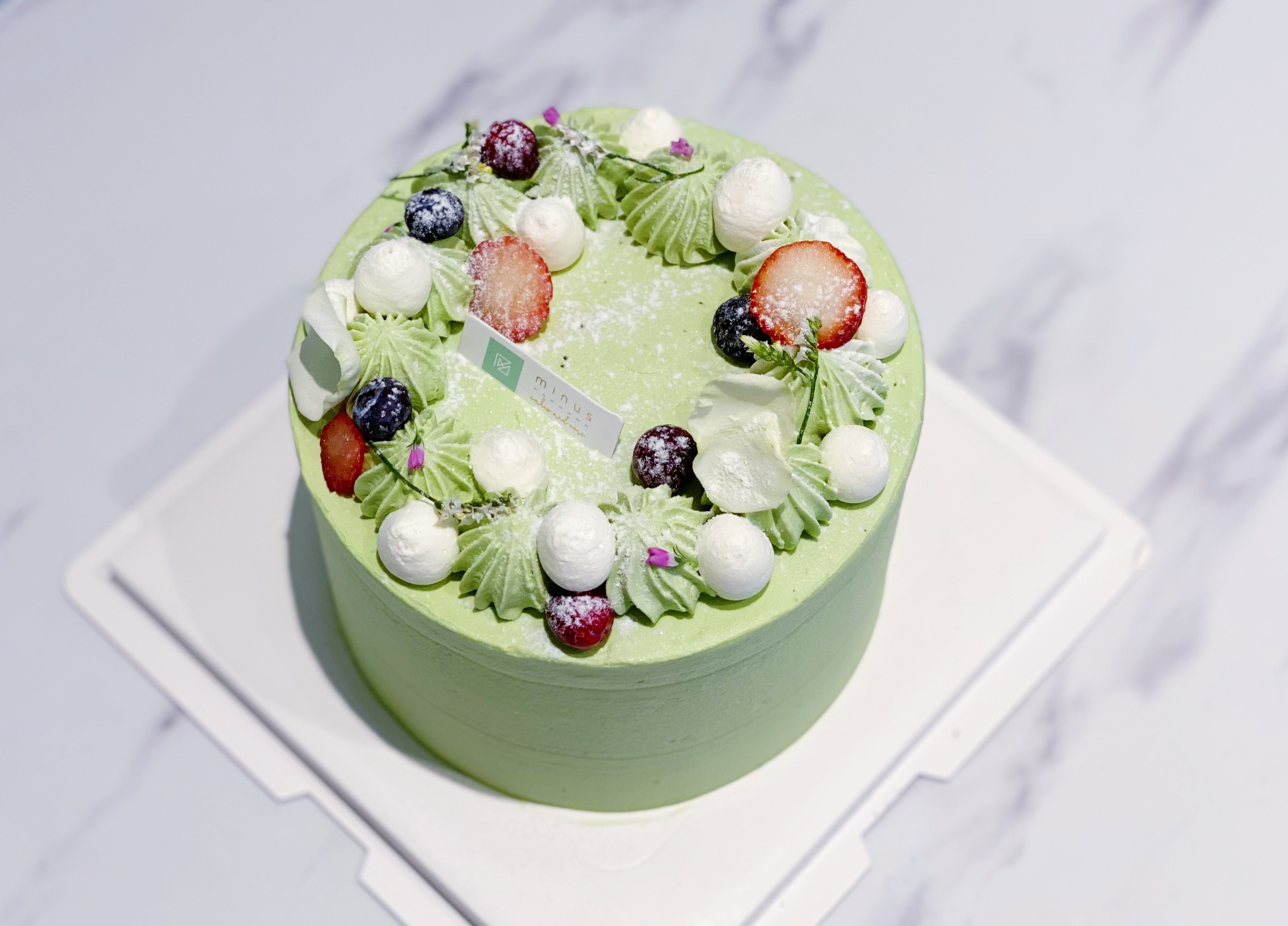 Matcha Cake with Buttercream Frosting and White Chocolate Matcha Drip - A  Blog Anniversary - Pepper Delight